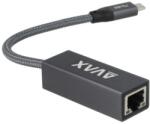 Gateron AVAX Adaptor convertor USB-C 3.2 - port Ethernet Gigabit (AVAX_AD900)