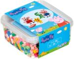 Hama Peppa Pig 900 margele maxi si planseta patrat in cutie (8750)
