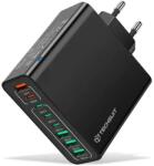 TECHSUIT Incarcator retea TECHSUIT CHPD224, 65W, 4 x USB, 4 x USB-C, Black (Techsuit CHPD224)
