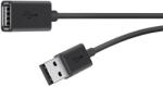 Belkin Кабел удължител Belkin USB Type-A Male към USB Type-A Female 4.8M, Черен (F3U153bt4.8M)