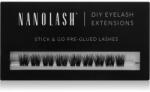 Nanolash DIY Eyelash Extensions set pentru extensia genelor acasă Heartbreaker 36 buc