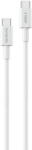 Lemontti Lemontti Cablu Fast Charge Type-C la Type-C, PD, 100W, 1.2m, Alb (LEMCFTCPD100A)
