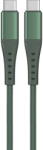 Lemontti Lemontti Cablu Bending Aluminum Fast Charge Type-C la Type-C, PD 65W, 1.2m, Verde (LEMCSTCF60V)