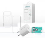 DEVIA Devia Set 4 in 1 iPhone 17 Pro Incarcator retea GaN PD 30W + husa silicon Magsafe + folie sticla Military-Grade cu aplicator + folie sticla camera (DVSIRHMIXVIIP)