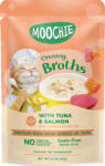 Moochie Supă cremoasă cu ton și somon, fără cereale, 40 g Supă cremoasă cu ton și somon