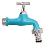 Colortap Aquajet kerti csap KÉK gyorscsatlakozóval