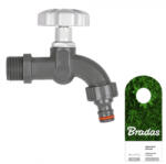 Bros Bradas kerti csap műanyag GZ1/2" csap + csap csatlakozás