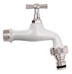 Colortap Aquajet kerti csap FEHÉR gyorscsatlakozóval