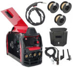 DDT MIG/MMA DDT PROFESSIONAL Inverter/Hegesztőgép elektródákkal és huzallal, 220 V, 300A + 3 huzaltekercs 0, 8-1, 0 mm