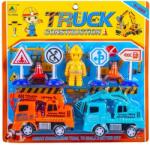  Set de joaca masinute cu frictiune si semne circulatie RB34669