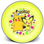 QX POKEMON: műanyag lapostányér sárga (674815)