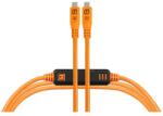 Tethertools TetherPro Optima 10G USB-C egyenes-egyenes cablu 3m portocaliu (CUC10G2B-ORG) Blitz aparat foto