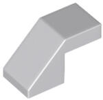 LEGO® Alkatrészek (Pick a Brick) Világos kékesszürke 1x2 Tető Elem Bütyök Nélkül 6213378 (6213378)