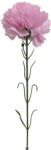  Élethű selyemvirág szálas szegfű rózsaszín 55cm