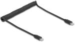 Delock 90369 USB kábel USB 2.0 0, 75 M USB C Fekete (90369) - pepita