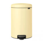 Brabantia Cos cu pedala Brabantia NewIcon 1008848, 20 L, Inchidere lina, Baza antiderapanta, Galben (1008848) Cos de gunoi