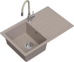 Ruvetti Maxi+ chiuveta cu baterie bej/oțel LP_3200-MX7950BE_W (LP3200MX7950BEW)