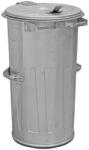  Fém hulladéktároló, kültéri kuka, Extra erős, nyitható tetővel - 110 l (TC254013)