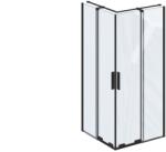 RAVAK Roll cabină de duș 90x90 cm pătrat negru mat/sticlă transparentă X14V70300Z1 (X14V70300Z1)
