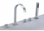 Inter Ceramic Стоящ смесител за вана icl 6218028, месинг, хром, със слушалка и превключвател (6218028)