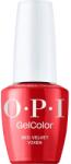 OPI Gel Color félpermanens körömlakk, hema-mentes, Good Enough To Treat kollekció, Red Velvet Vixen, 15 ml