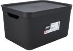 Rotho Jive deco műanyag tároló doboz, 16L - antracit (1052308046)