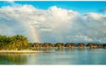 MÉDIA Öntapadós tapéta Rainbow over Bora Bora, 300 x 200 cm (FOTOTAP10329)