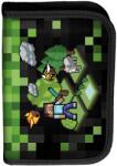 PASO Penar echipat Paso Game - Verde si negru, cu 1 fermoar (PP24XL-P001) Penar