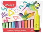 Maped Fluo Peps Assorted szövegkiemelő készlet, 12 szín (IMA740901)