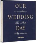 Printworks Vendégkönyv esküvőre, Printworks, A mi esküvőnk napja, 100 oldal, elegáns design tok, ideális ajándék, tengerészkék (PW00753)