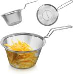 Artemis sültkrumplis kosár, fém, 35, 5x19, 5x10, 5cm, ezüst (VD-124478)