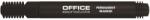 Office Products OFFICE Termékek állandó marker, kerek hegyű, 1-3 mm-es írás, fekete (OF-17071211-05)