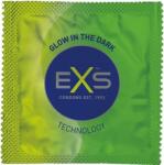 EXS Condoms Óvszer, Világít a sötétben, 1 db, Latex, 190 mm, Átlátszó (PE-PR-EX-015)