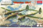 Academy Modelul de aeronavă 12208 - P-38F LIGHTNING GLACIER GIRL (1: 48) (36-12208)