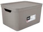 Rotho Jive deco műanyag tároló doboz, 16L - cappuccino (1052307422)