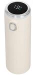 Sersimo Okos termosz bögre, rozsdamentes acél, LED kijelző, hőmérséklet kijelző, 420ml, 20cm, krém (KI-0125)