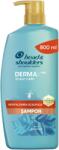 Head & Shoulders Head & Shoulders DermaXPro Revitaliser korpásodás elleni sampon koffeinnel és ceramid komplexszel, Hidratálja a száraz fejbőrt és a ritkuló hajat, valamint segít megerősíteni a bőrbarrierjét, 800 ml