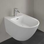 Villeroy & Boch Bideu suspendat, cu CeramicPlus, alb mat (Stone White), Villeroy & Boch Antao 541100RW 541100RW (541100RW)