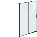 RAVAK Roll zuhanyajtók 120 cm tolható fekete matt/átlátszó üveg X08VG0300Z1 (X08VG0300Z1)