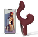 Magic Motion Magic Ponder Licking Dual Stimulation Vibrator App Controlled Red Vibrator