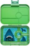 Yumbox Cutie de prânz TAPAS XL 4 1 l, verde deschis / rechin, plastic, Yumbox (YBJGIII202310SK)