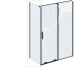 RAVAK Roll zuhanyfal 90 cm fekete matt/átlátszó üveg X90V70300Z1 (X90V70300Z1)