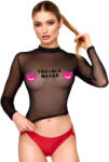 Noir Handmade F389 Troublemaker Top Black XL