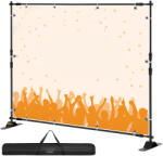 VEVOR Állítható teleszkópos könnyűszerkezetes vetítővászon keret a hordtáskával rozsdamentes projektor váz (2121692776260)