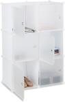 Relaxdays Dulap modular cu usi si rafturi tip cub Relaxdays (10032904) Raft