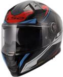 LS2 Cască integrală pentru motocicletă LS2 FF811 Vector II C Savage alb-albastru-roșu (LS168115426-MASTER)