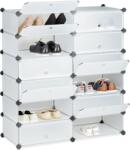 Relaxdays Dulap modular pentru pantofi Relaxdays cu 12 compartimente cub (10032000) Raft