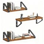 Relaxdays Set de rafturi de perete în 3 dimensiuni (10144260) Raft
