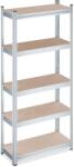 Relaxdays Rafturi galvanizate pentru sarcini grele 150x70x30 cm (10136937) Raft