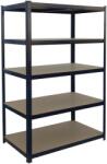 Relaxdays Rafturi rezistente cu 5 rafturi, diferite dimensiuni (10143832) Raft